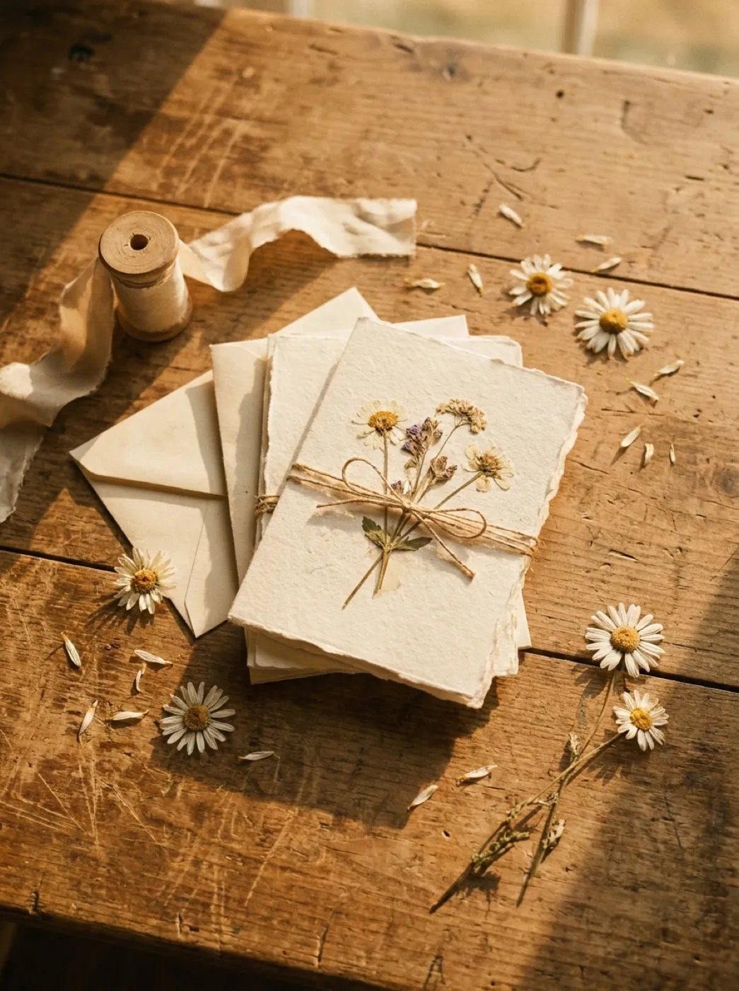 The Vine suite invitation flat-lay