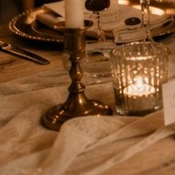 Gauze table runner